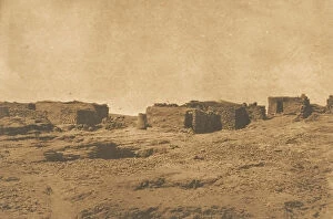 Ancient Egyptian Architecture Gallery: Vue du Village d Abou-hor (Tropique du Cancer), April 1850. Creator: Maxime du Camp