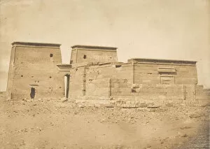 Ancient Egyptian Architecture Gallery: Vue generale du Temple de Dakkeh (Pselcis), prise au Nord, April 5, 1850