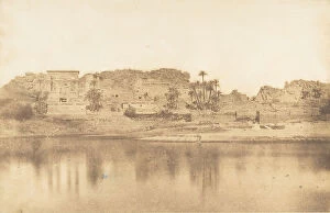Ancient Egyptian Architecture Gallery: Vue generale de l ile de Philae, prise de l Est, 1849-50