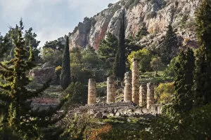 Archaeology Collection: Temple Of Apollo; Delphi, Greece