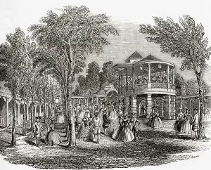 Enjoying Collection: Vauxhall Gardens, Kennington, London, England in the 18th century