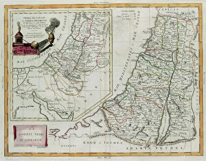 Graphics Collection: Land of Canaan, or the land promised to Abraham and his descendants
