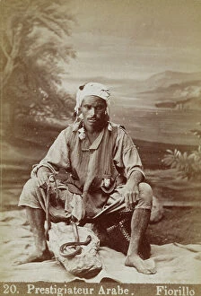 Egypt Collection: Portrait of a snake charmer