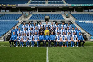 <b class=qtipBold><figcaption>First Team Photograph 2018_19 Season</figcaption></b><br>American Express Community Stadium, Official Team Photograph, PhotoCall, photocall, photo call, team picture, season 2018_19<br><em>© Paul Hazlewood</em> First Team Photograph 2018_19 Season